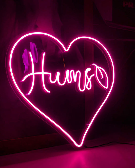 Custom Name in Heart Neon Sign