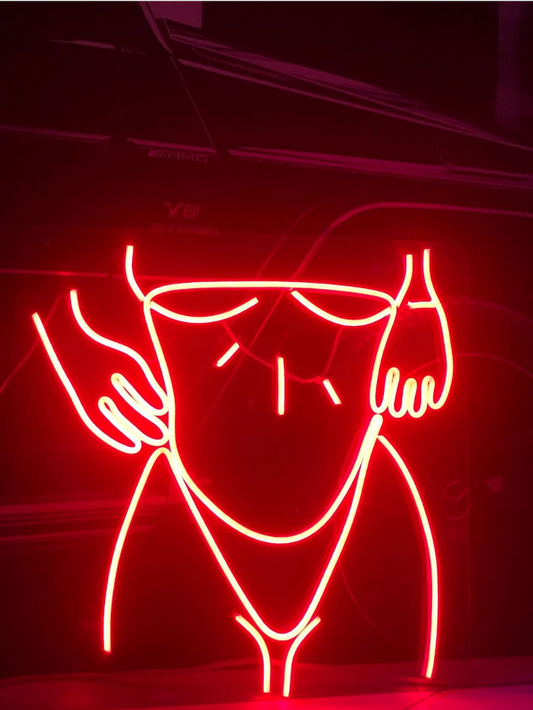 Unusual Front Neon Sign
